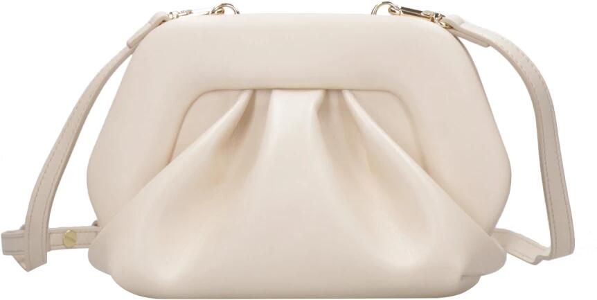 THEMOIRè Natuurlijke Synthetisch Leren Pochette Tas Beige Dames