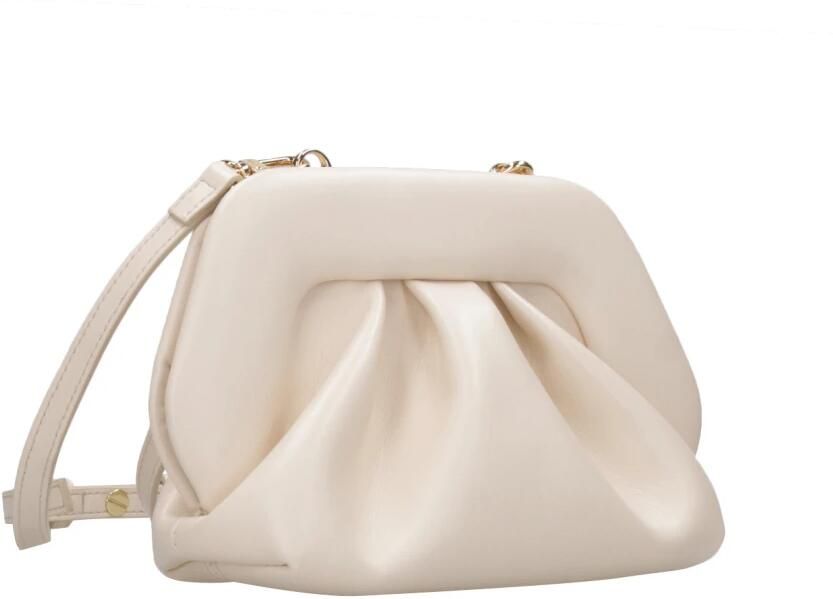 THEMOIRè Natuurlijke Synthetisch Leren Pochette Tas Beige Dames - Foto 5
