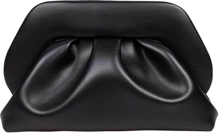 THEMOIRè Vegan Stof Clutch Tas Zwart Kleur Black Dames