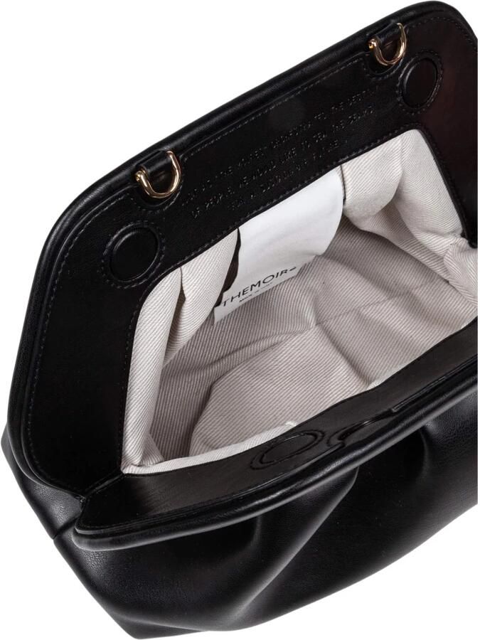 THEMOIRè Vegan Stof Clutch Tas Zwart Kleur Black Dames - Foto 3