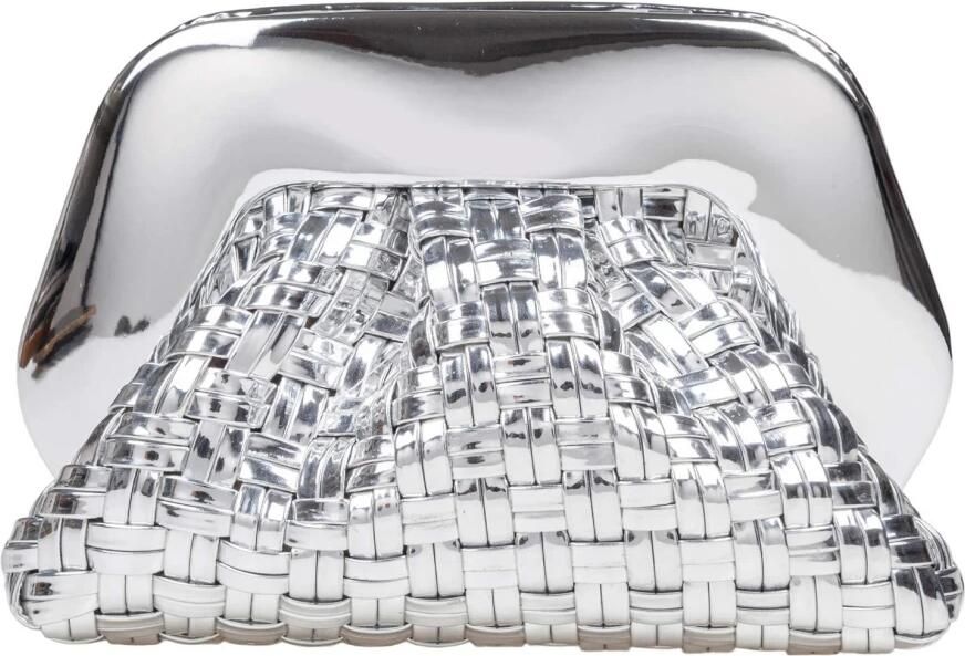 Themoirè Hobo bags Silver Synth Leather Gea Micro Pochette in zilver - Foto 7
