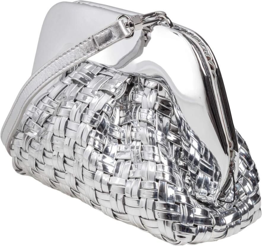 Themoirè Hobo bags Silver Synth Leather Gea Micro Pochette in zilver - Foto 2