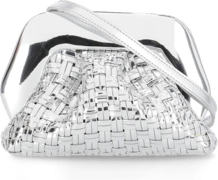 Themoirè Hobo bags Silver Synth Leather Gea Micro Pochette in zilver - Foto 8