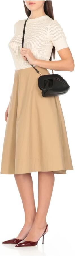 Themoirè Clutches Black Synth Leather Gea Vegan Pochette in zwart - Foto 7