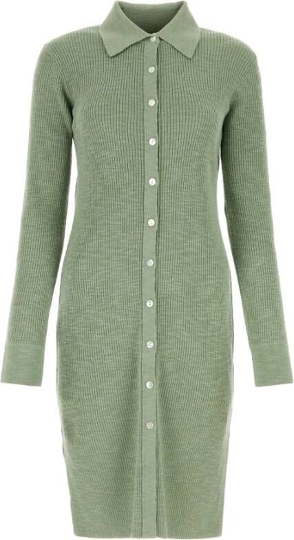 Theory Knitted Dresses Groen Dames