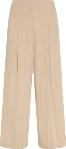 Theory Ribbed trousers Beige Dames