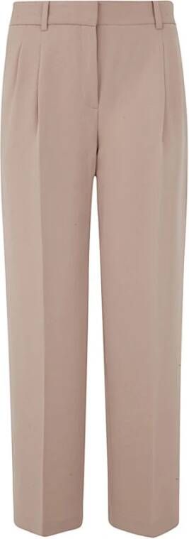 Theory Straight Trousers Bruin Dames