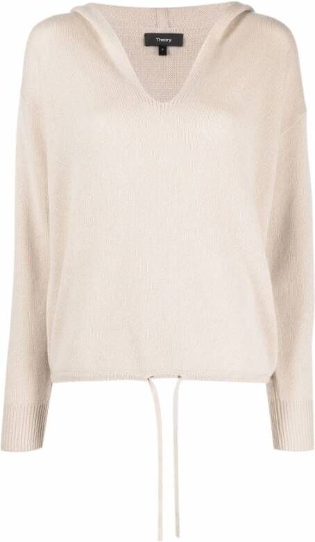 Theory Sweaters Sand Beige Dames