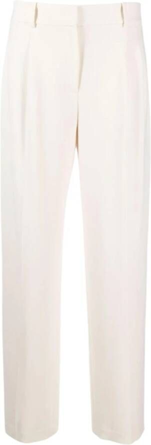 Theory Women Clothing Trousers White Ss23 Wit Dames