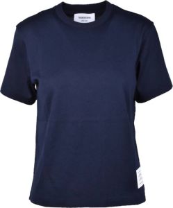 Thom Browne Blauw T-shirt voor vrouwen Blauw Dames