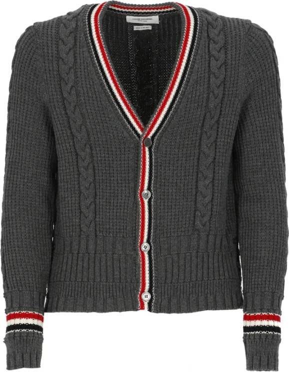 Thom Browne Cardigans Grijs Heren