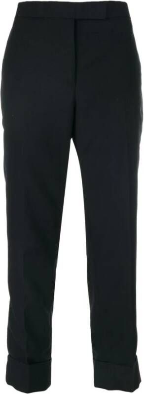 Thom Browne Cropped Trousers Blauw Dames
