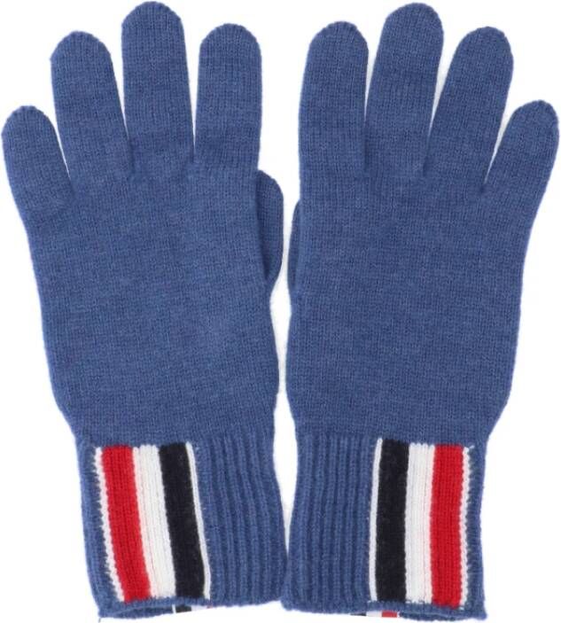 Thom Browne Gloves Blauw Heren
