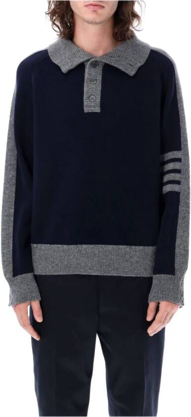 Thom Browne Knitwear Blauw Heren