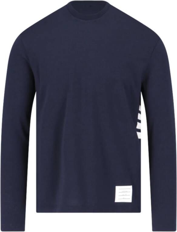 Thom Browne Long Sleeve Tops Blauw Heren