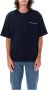 Thom Browne Navy Oversized Zak T-shirt Blauw Heren - Thumbnail 1
