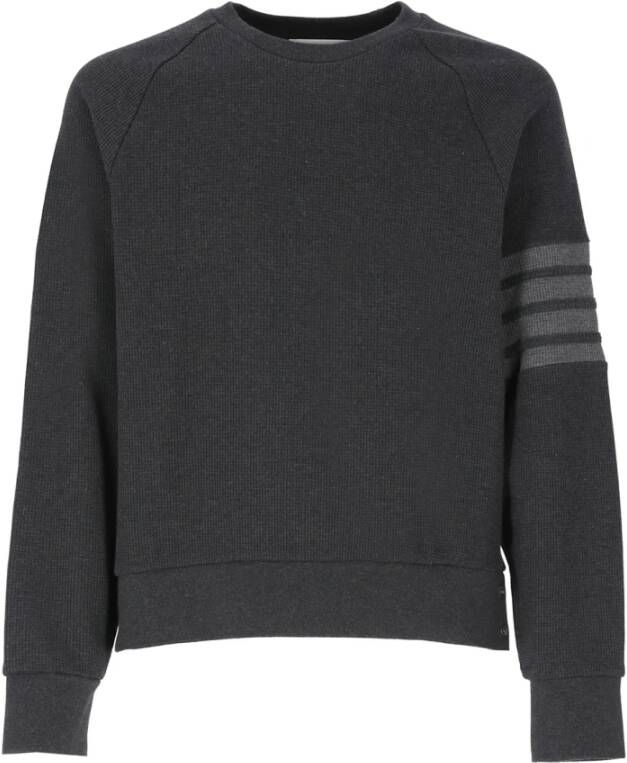 Thom Browne Round-neck Knitwear Grijs Heren