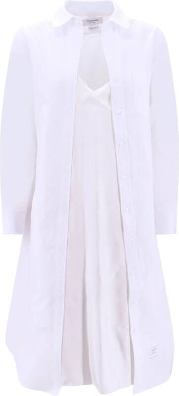 Thom Browne Shirt Dresses Wit Dames
