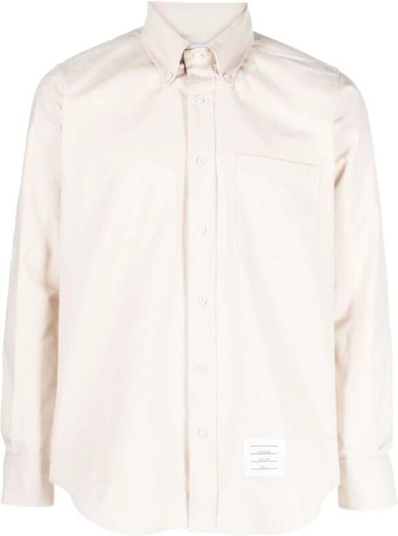 Thom Browne Shirts White Wit Heren