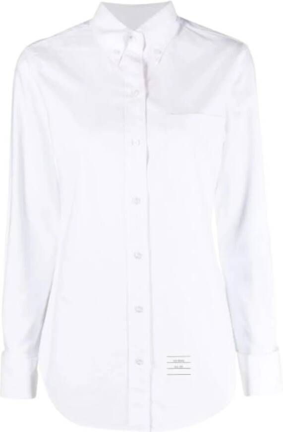 Thom Browne Klassiek Oxford Overhemd van Katoen White Dames