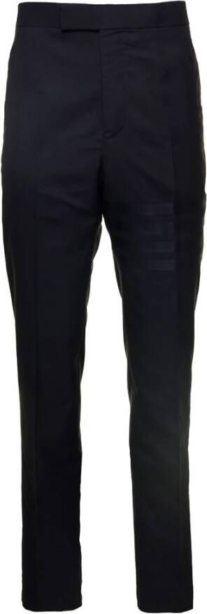 Thom Browne Slim-fit Trousers Blauw Heren