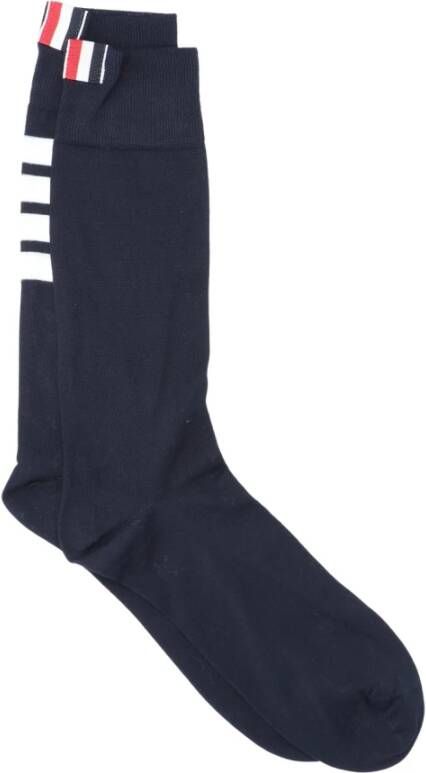 Thom Browne Stripe -sokken Blauw Unisex