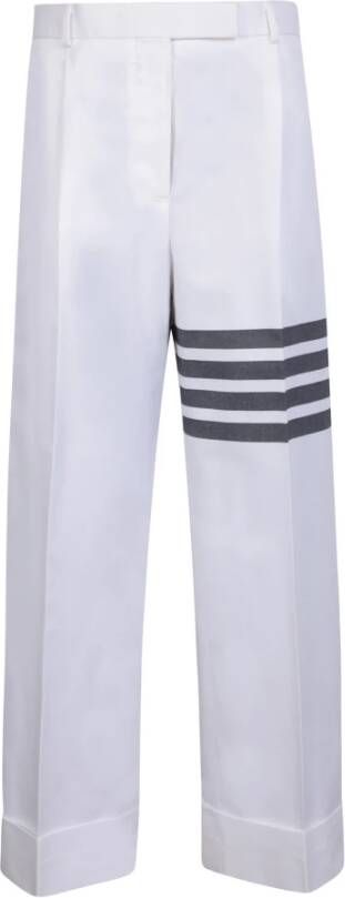 Thom Browne Stijlvolle witte broek voor vrouwen White Dames