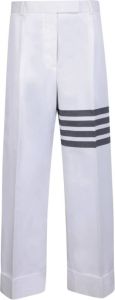 Thom Browne Stijlvolle witte broek voor vrouwen Wit Dames