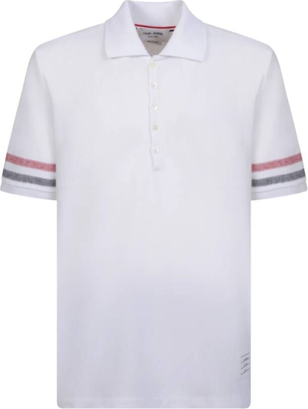 Thom Browne Stijlvolle witte T-shirts voor heren White Heren