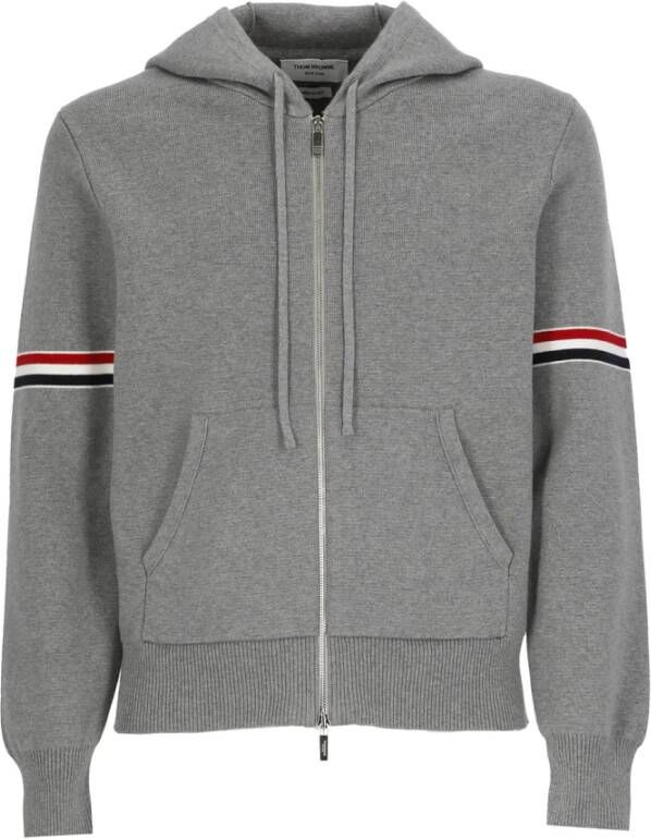 Thom Browne Sweater met rits Grijs Heren