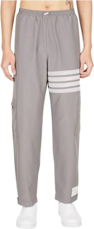 Thom Browne Trousers Grey Grijs Heren