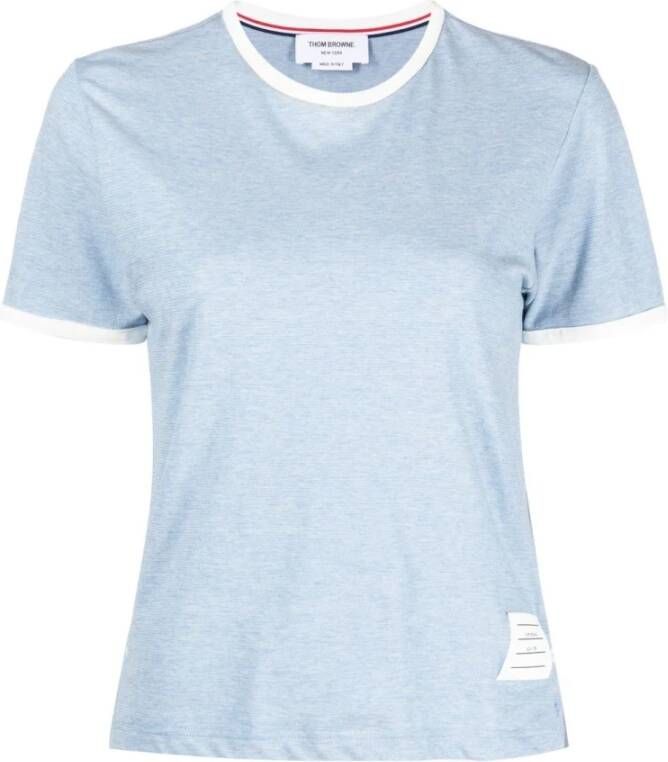 Thom Browne T-Shirts Blauw Dames