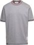 Thom Browne Stijlvolle T-shirts en Polos Gray Heren - Thumbnail 1