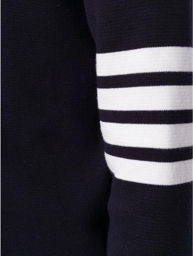 Thom Browne Blauwe Sweater 4-Bar Milano Stitch Jumper Blue Heren - Foto 2