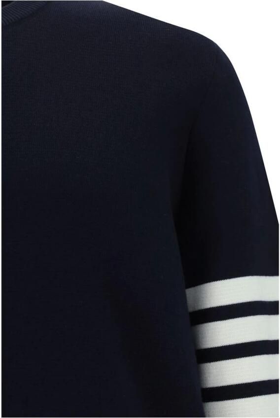 Thom Browne Blauwe Sweater 4-Bar Milano Stitch Jumper Blue Heren - Foto 7