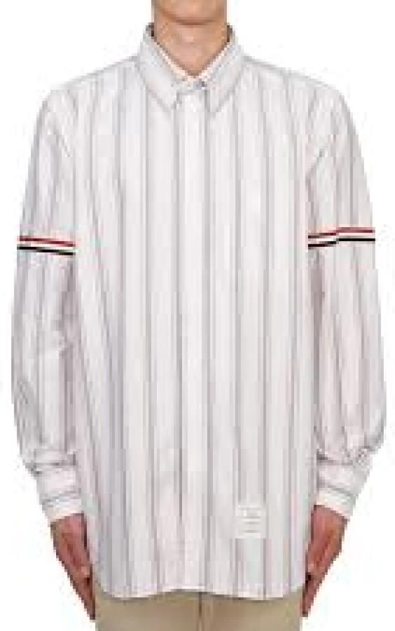 Thom Browne Klassieke Witte Overhemd White Heren