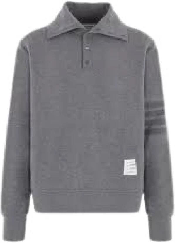 Thom Browne Stijlvolle hoge hals top Gray Heren