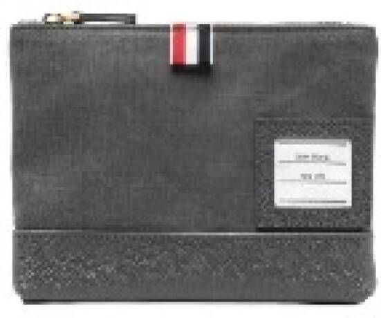 Thom Browne Toilet Bags Grijs Heren