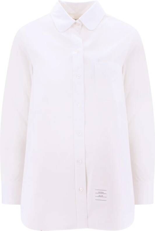 Thom Browne Women& Clothing Shirts White Ss23 Wit Dames