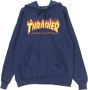 Thrasher Flame hoodie Blauw Heren - Thumbnail 1