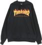 Thrasher Flame hoodie Zwart Heren - Thumbnail 1