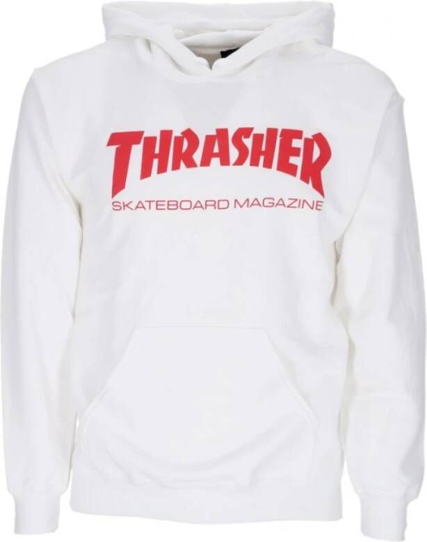 Thrasher Hoodie -montage White Heren