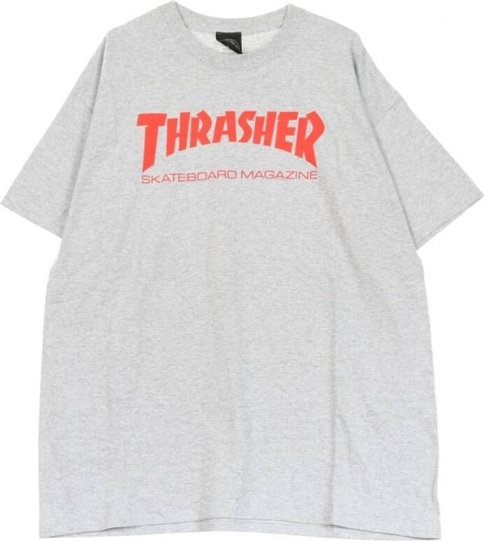 Thrasher Skatemag tee t -shirt Grijs Heren