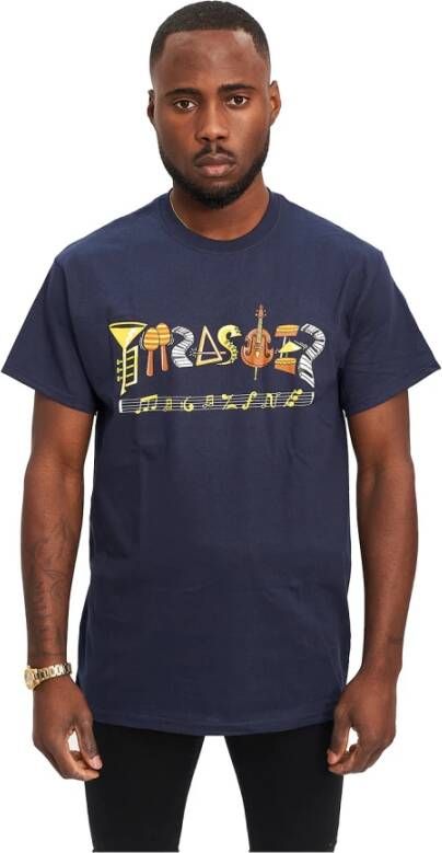 Thrasher Marine Fillmore T-shirt Blue Heren