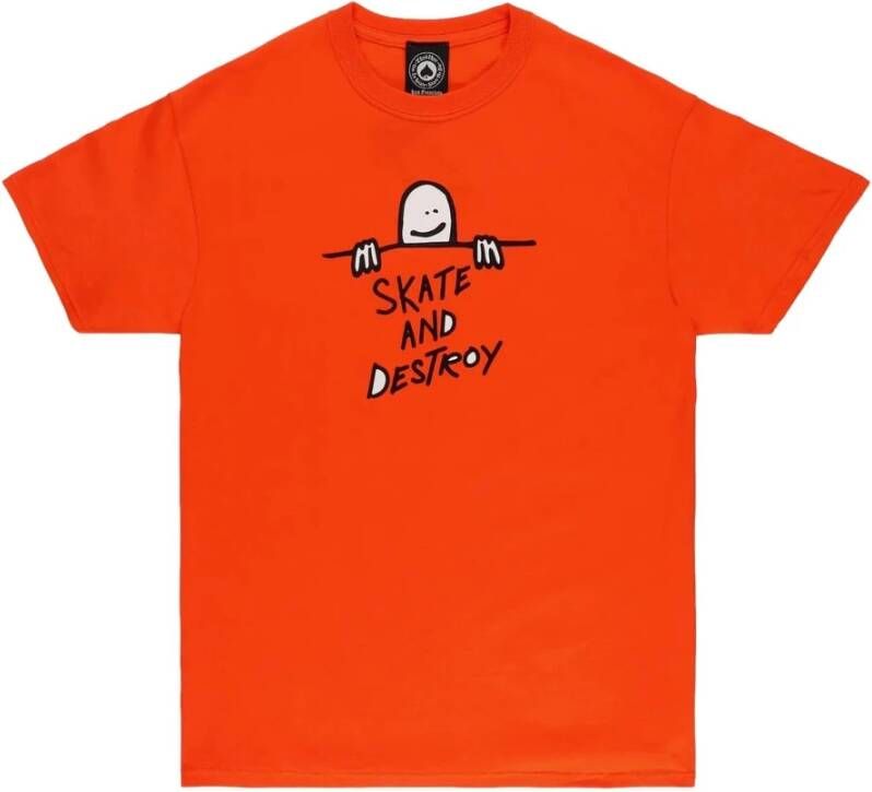 Thrasher Oranje Gonz Sad Logo Tee Orange Heren