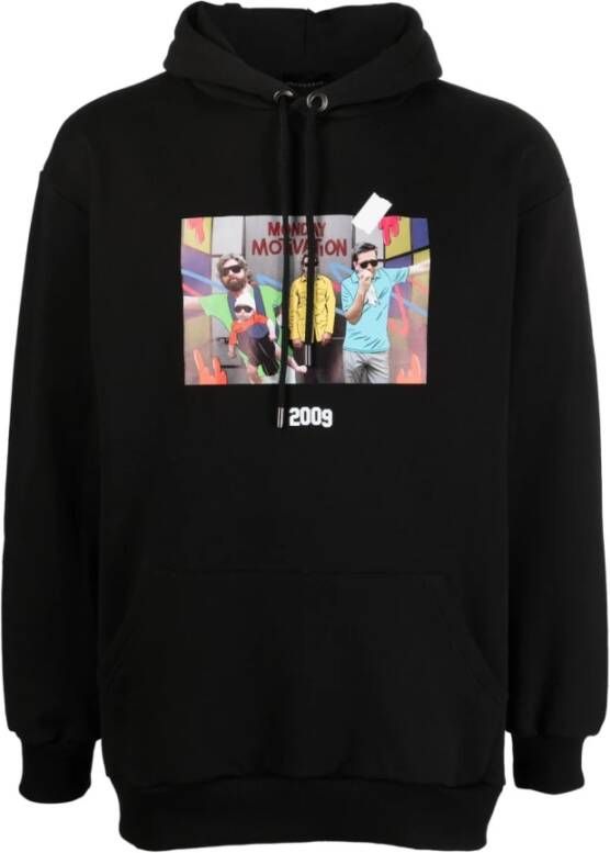 Throwback Hoodies Zwart Heren