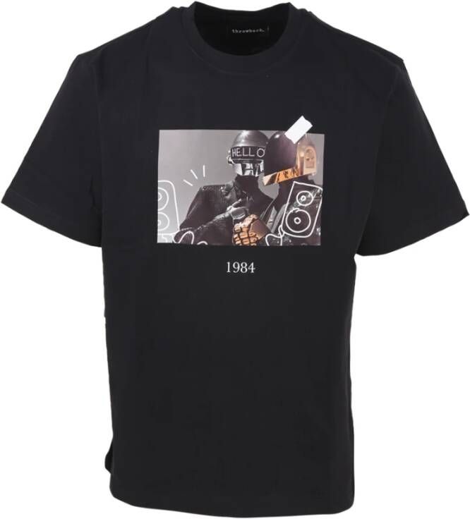 Throwback T-Shirt Zwart Heren