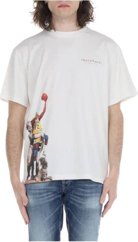 Throwback T-Shirts White Heren