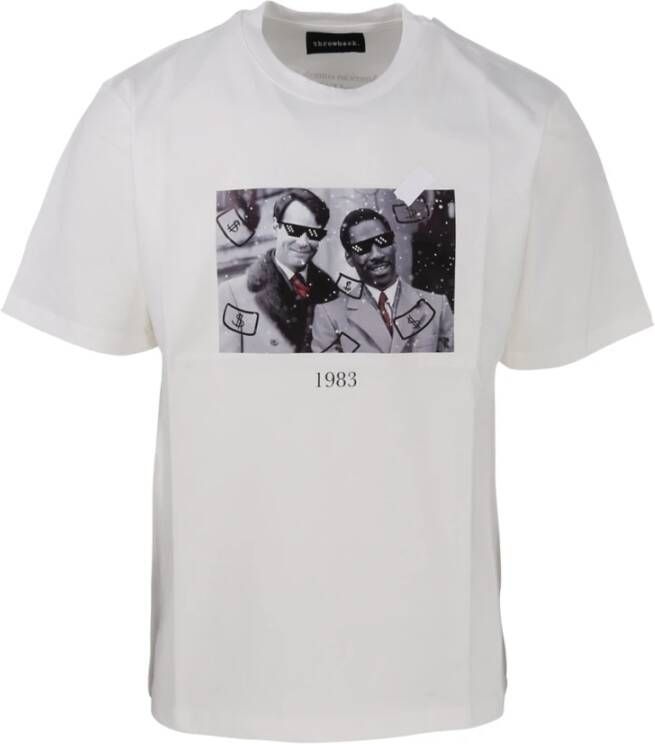 Throwback T-shirts Wit Heren