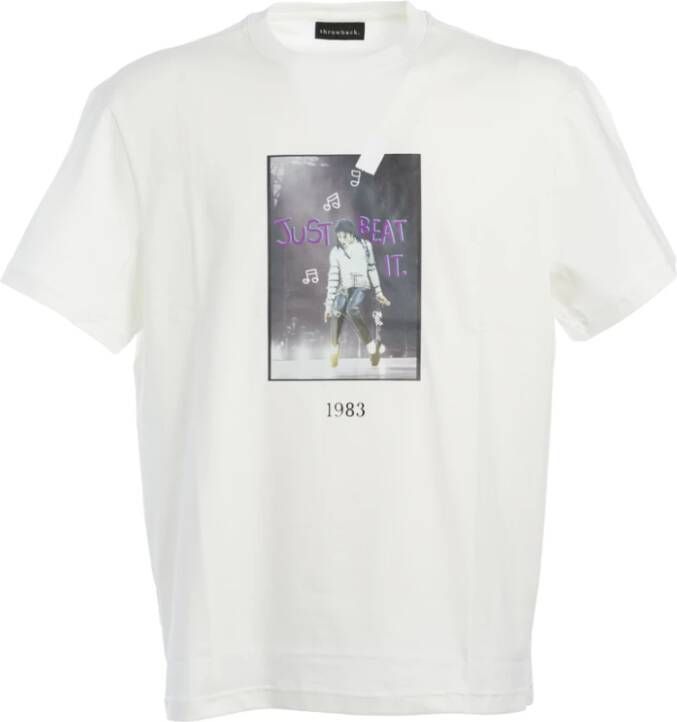 Throwback T-shirts Wit Heren